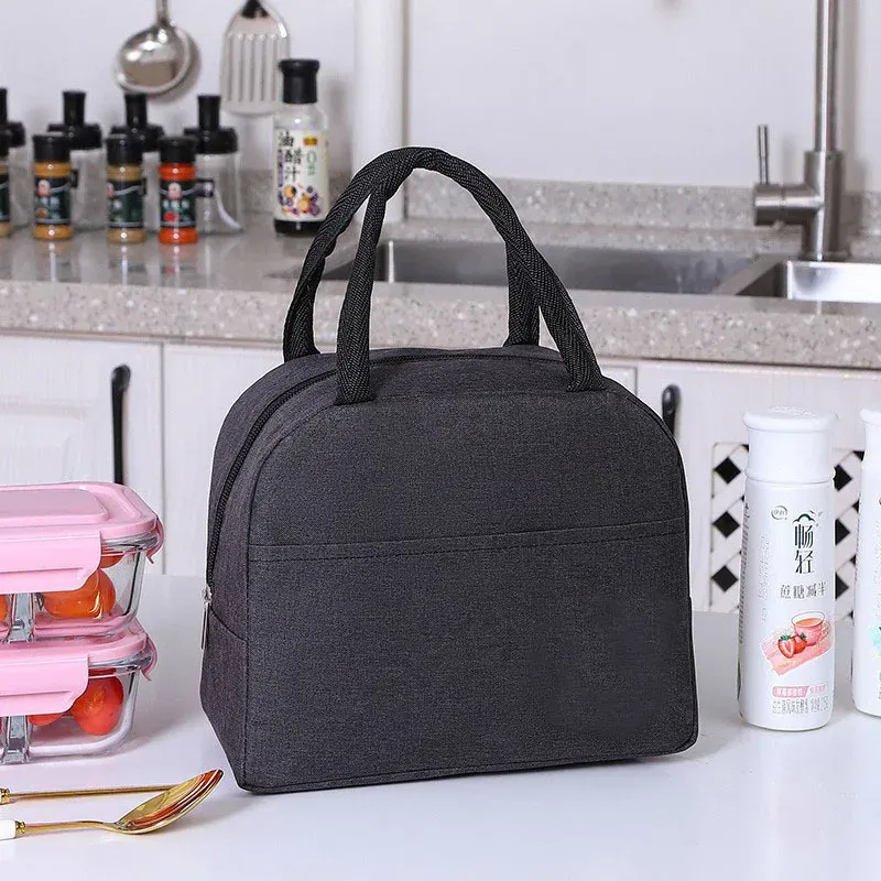 Sac isotherme en aluminium pour repas, sac à bento pour étudiant 3