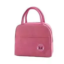 Sac isotherme en aluminium pour repas, sac à bento pour étudiant 7