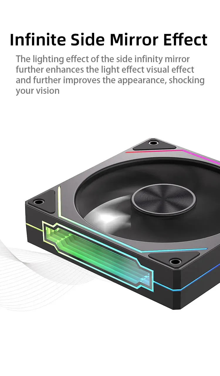 Éclairage RGB du ventilateur Prism 5 PRO