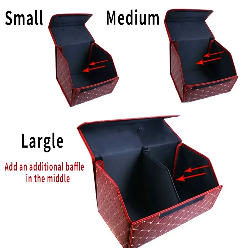 Organisateur de coffre de voiture pliable