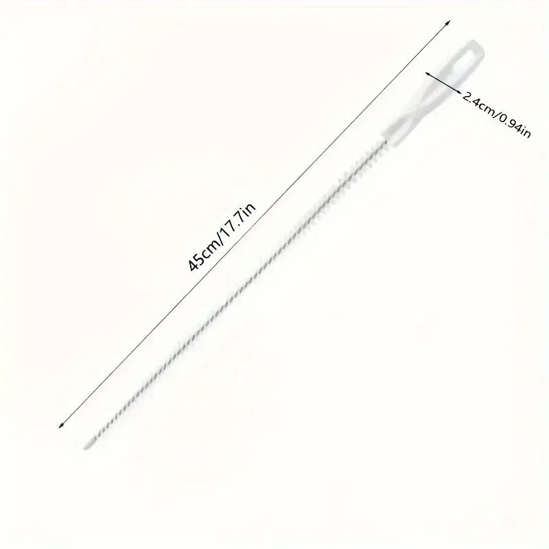 Brosse anti-colmatage longue pour douche et baignoire, collecteur de cheveux pour canalisations 4