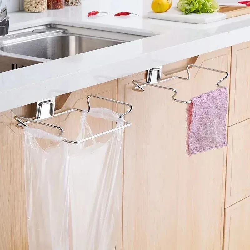 Support de sac poubelle de cuisine en situation