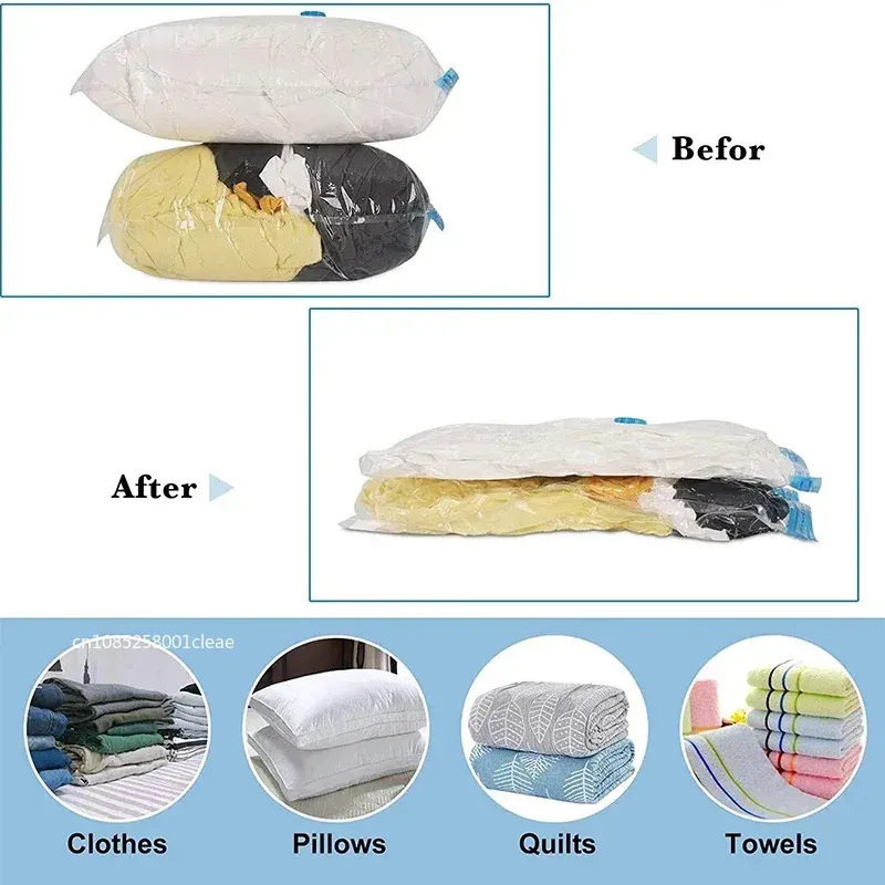 Détail du sac de rangement sous vide