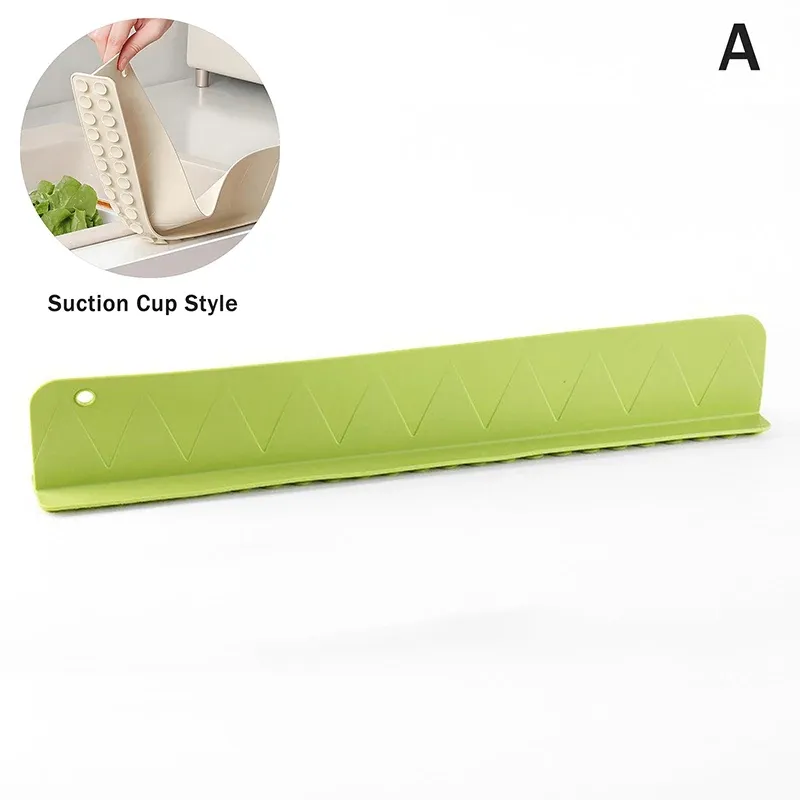 Garde-boue d'évier en silicone avec ventouse, protection anti-éclaboussures pour cuisine et salle de bain 8