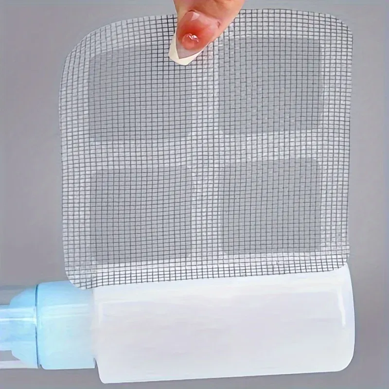 Couvercles de vidange de douche jetables en maille, attrape-cheveux, filtre de sol pour évier, autocollants en maille, accessoires de salle de bain 6