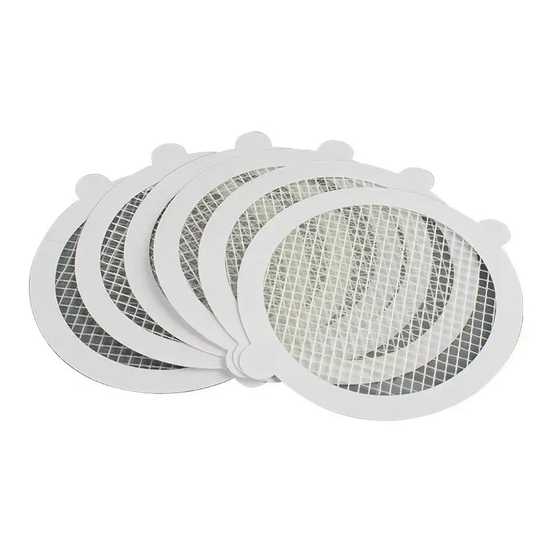Couvercles de vidange de douche jetables en maille, attrape-cheveux, filtre de sol pour évier, autocollants en maille, accessoires de salle de bain 10