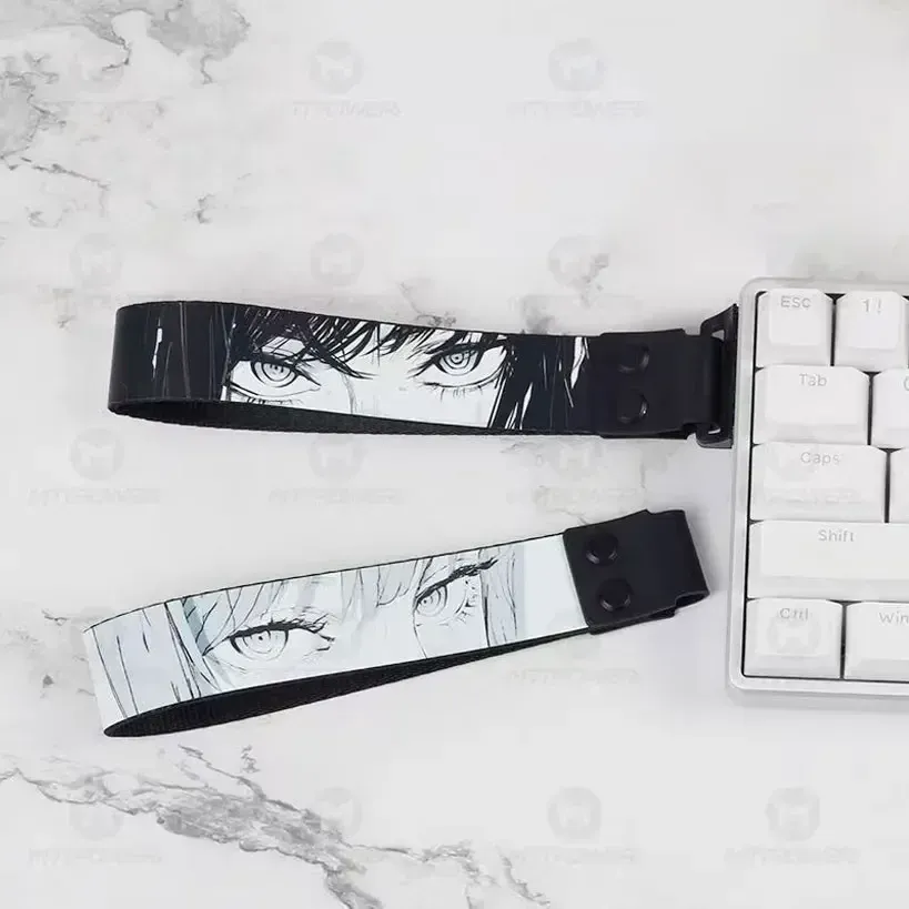 Ruban de clavier Lancer ivre, vue de profil