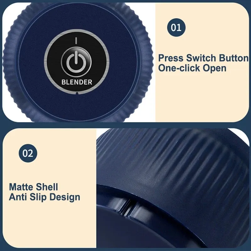 Mini hachoir électrique sans fil, finitions et détails