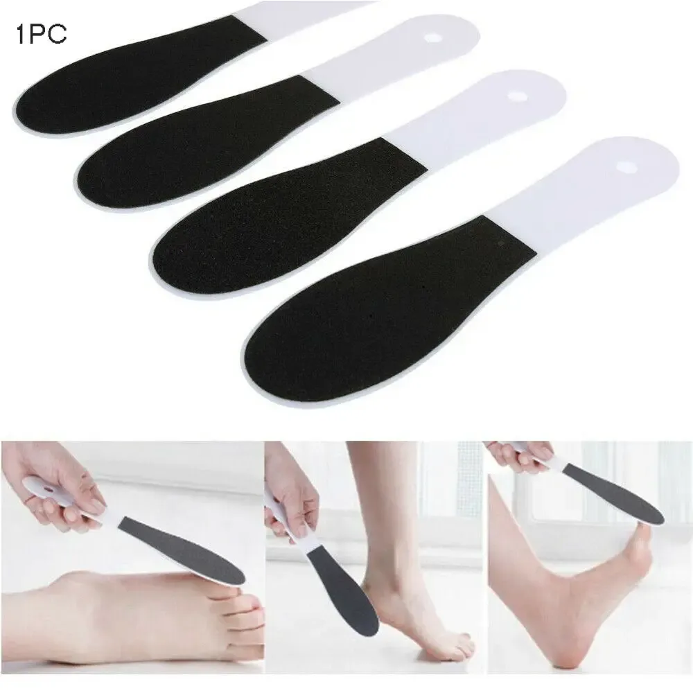 Râpe à pied double face pour pédicure, outil de soin des ongles à usage sec et humide, élimination des callosités
