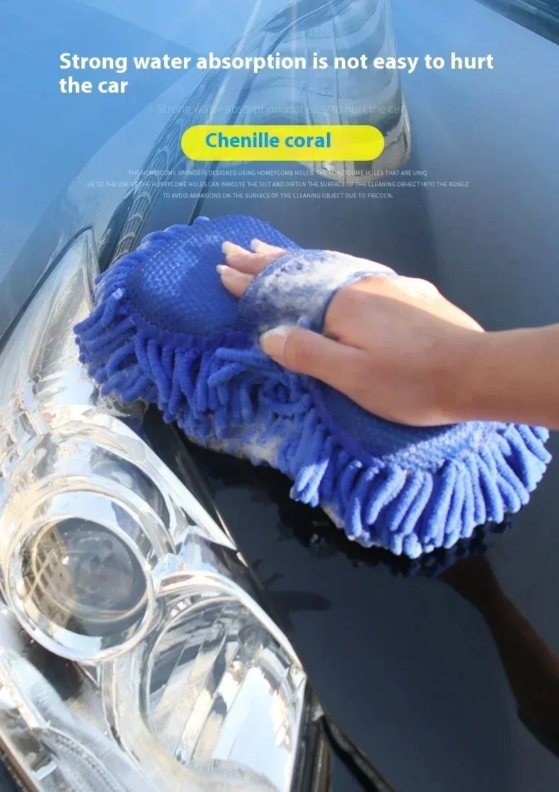 Serviette de nettoyage en microfibre chenille