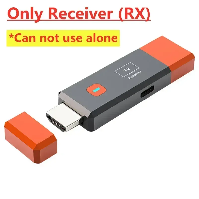 Kit d'extension émetteur-récepteur vidéo sans fil compatible HDMI, adaptateur dongle TV Stick pour caméra, PC et ordinateur portable, pour surveiller la télévision 10