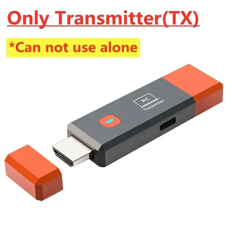 Kit d'extension émetteur-récepteur vidéo sans fil compatible HDMI, adaptateur dongle TV Stick pour caméra, PC et ordinateur portable, pour surveiller la télévision 7