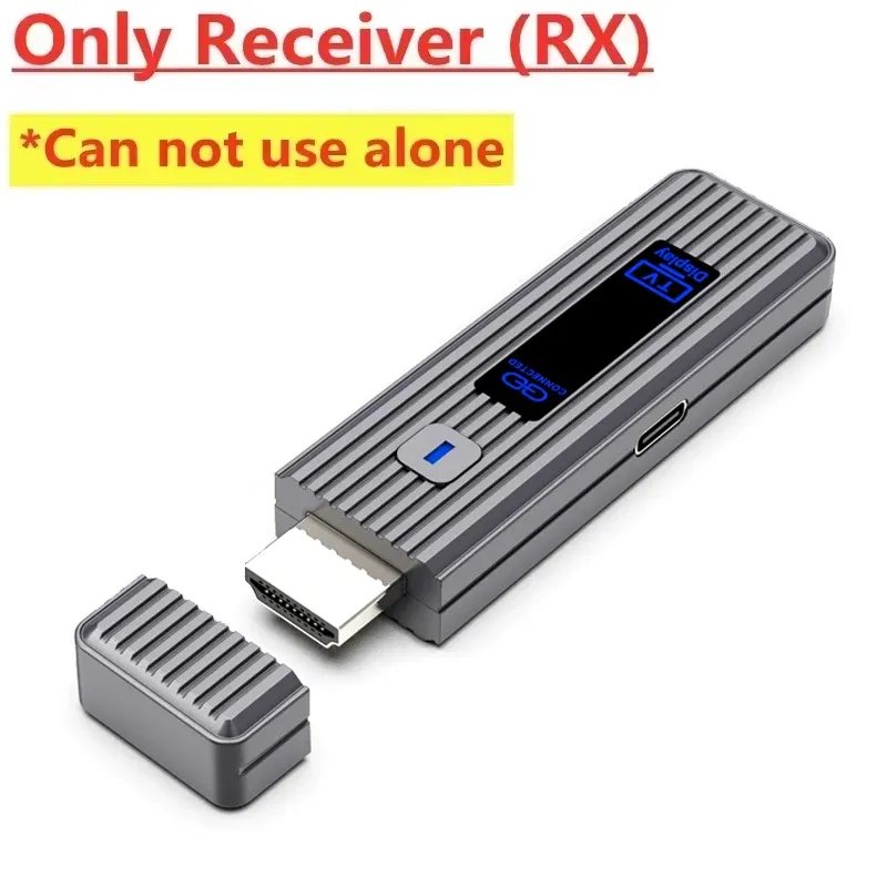 Kit d'extension émetteur-récepteur vidéo sans fil compatible HDMI, adaptateur dongle TV Stick pour caméra, PC et ordinateur portable, pour surveiller la télévision 13