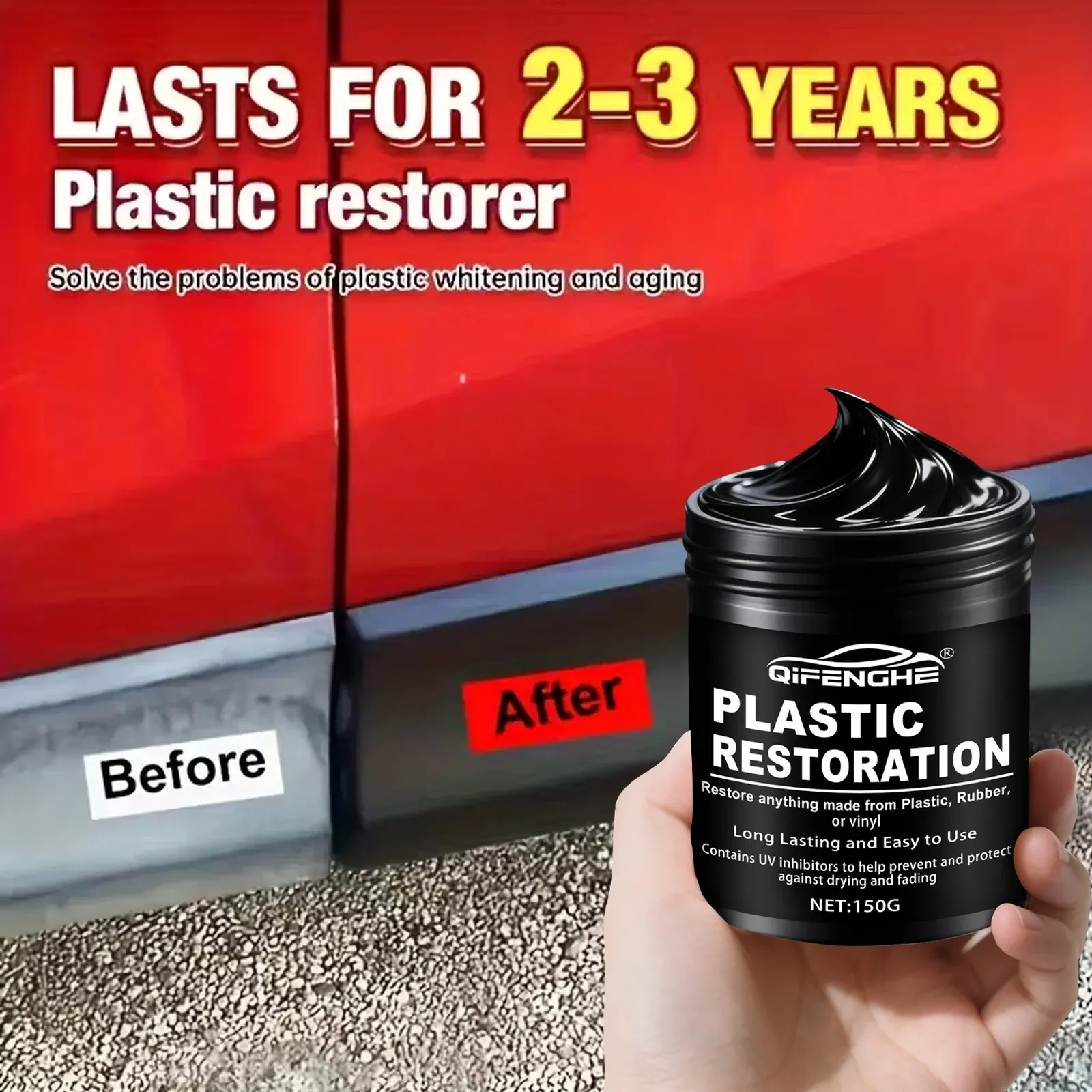 Pâte de polissage pour plastique automobile
