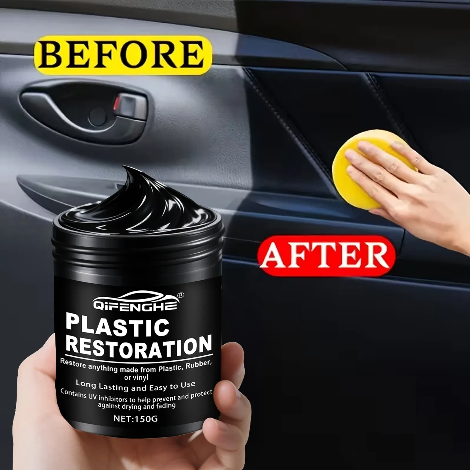 Détail du produit de polissage plastique