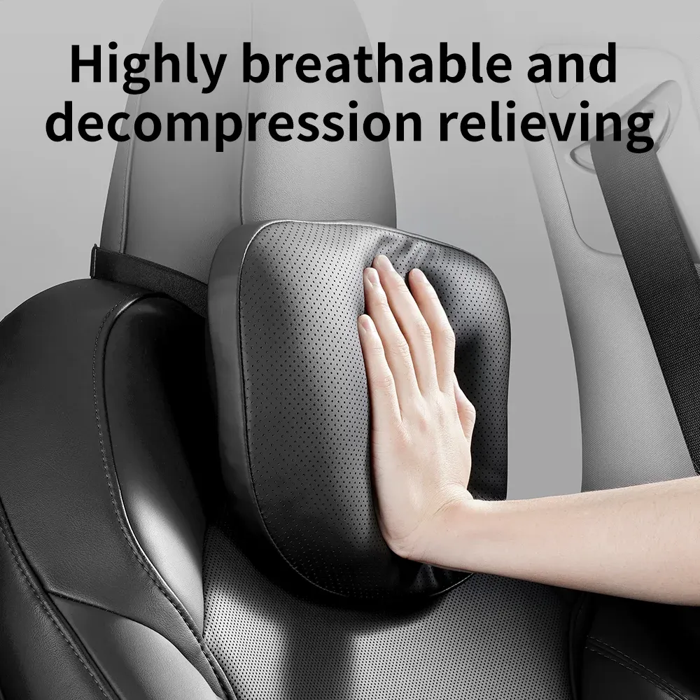 Coussin de voyage YZ pour Tesla Model Y YL 3 Highland, appui-tête, support lombaire, coussin en mousse à mémoire de forme respirante, accessoire Juniper 2