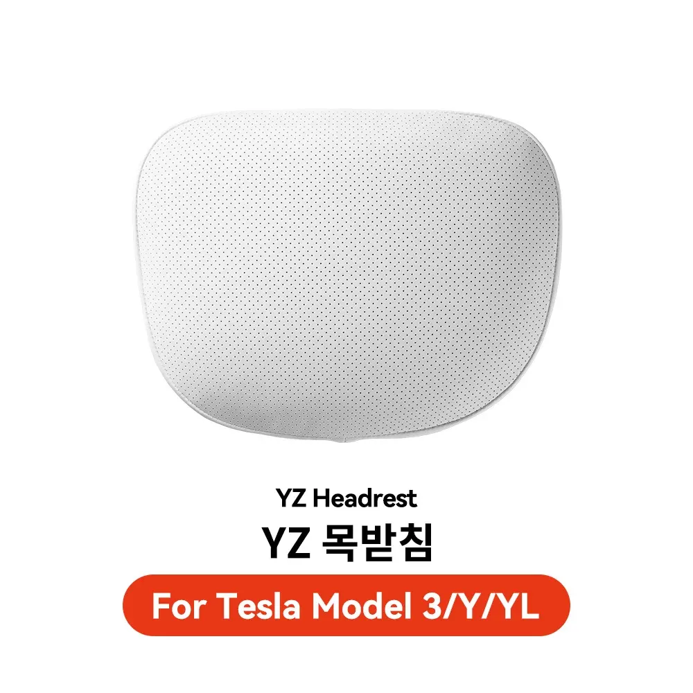 Coussin de voyage YZ pour Tesla Model Y YL 3 Highland, appui-tête, support lombaire, coussin en mousse à mémoire de forme respirante, accessoire Juniper 14