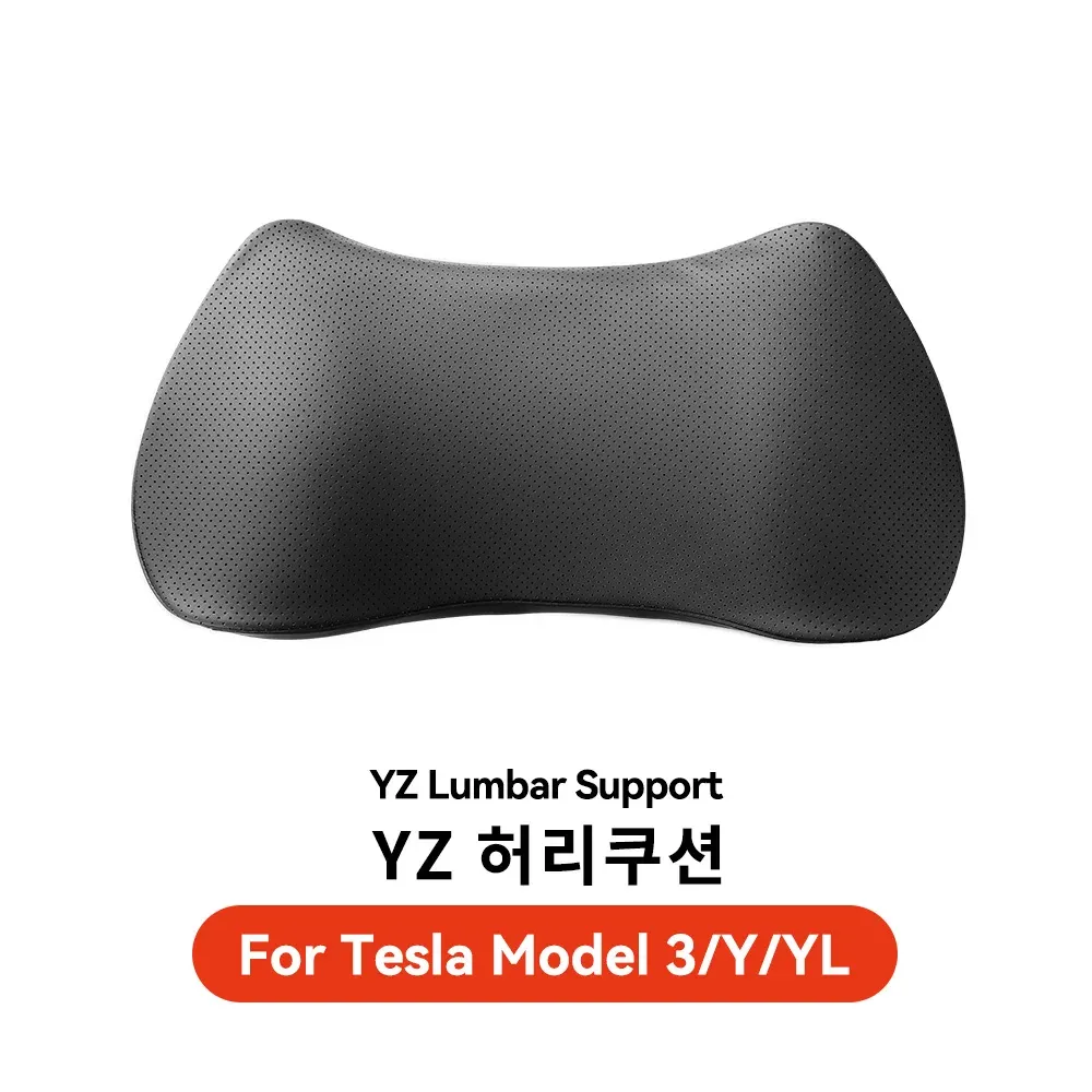 Coussin de voyage YZ pour Tesla Model Y YL 3 Highland, appui-tête, support lombaire, coussin en mousse à mémoire de forme respirante, accessoire Juniper 9
