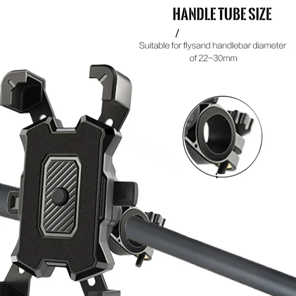 Support de téléphone universel étanche pour vélo et moto, à pince réglable 3