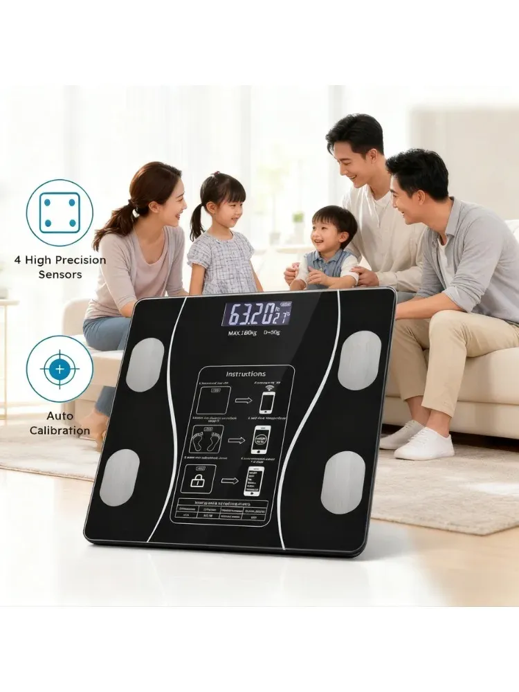 Balance intelligente de composition corporelle, précise et compacte, rechargeable par USB 7