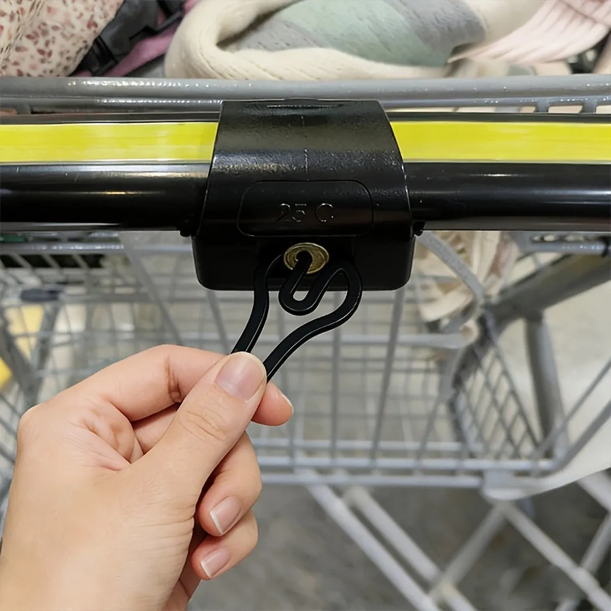Lot de 2 porte-clés jetons pour chariot de courses, outil de déverrouillage pour chariot de supermarché, compatible avec le déverrouillage et la libération des chariots de supermarché 5