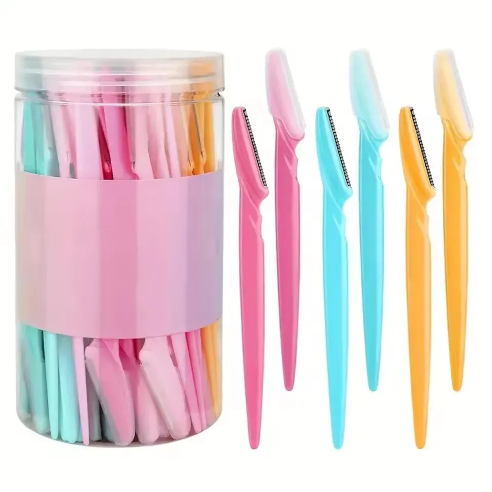 Kit de rasoirs à sourcils, vue d'ensemble