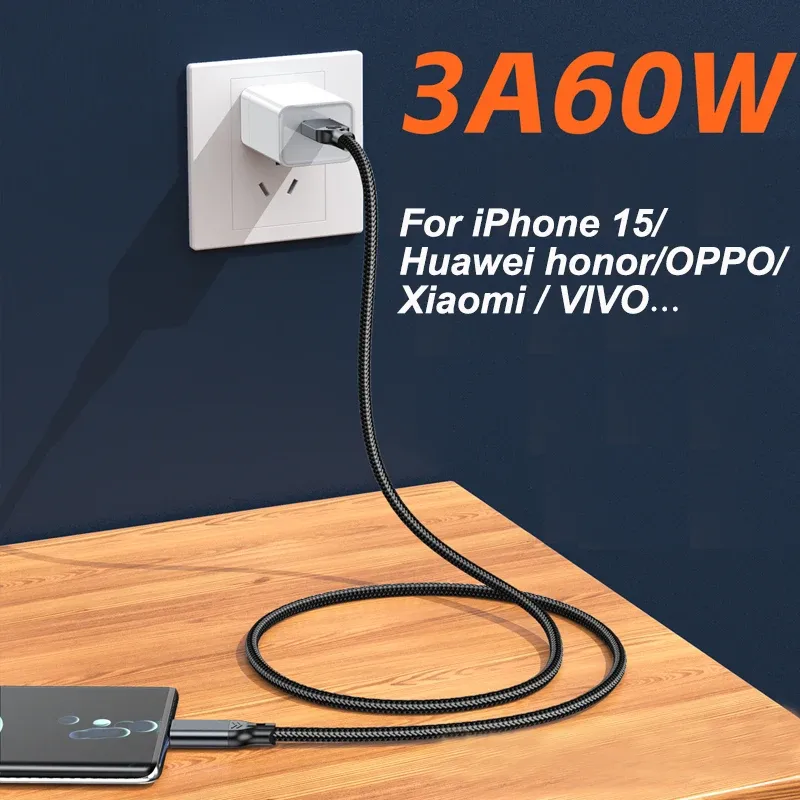 Câble USB-A vers USB-C finition soignée