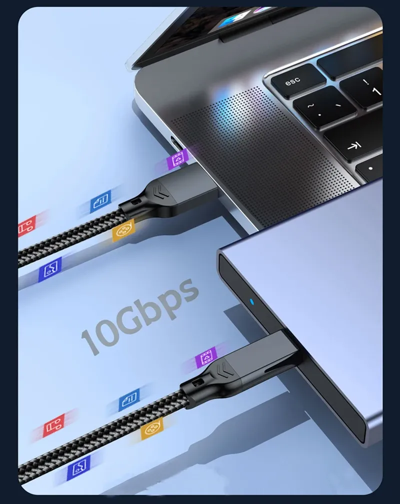 Câble de transfert USB pour station de travail
