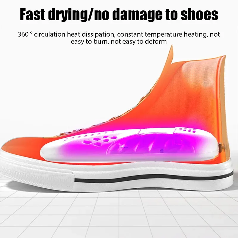 Sèche-chaussures électrique pour bottes avec fonction désodorisante, chauffe-pieds et stérilisation UV 4