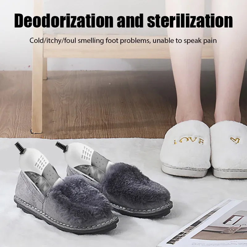 Sèche-chaussures électrique pour bottes avec fonction désodorisante, chauffe-pieds et stérilisation UV 5