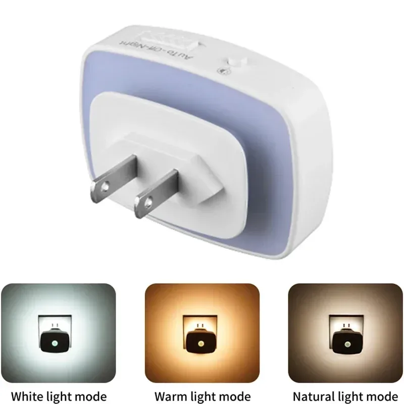 Veilleuse LED à détecteur de mouvement, prise UE/US, capteur infrarouge intelligent, applique pour chambre, toilettes, couloir, cuisine et enfant, 220V/110V 7