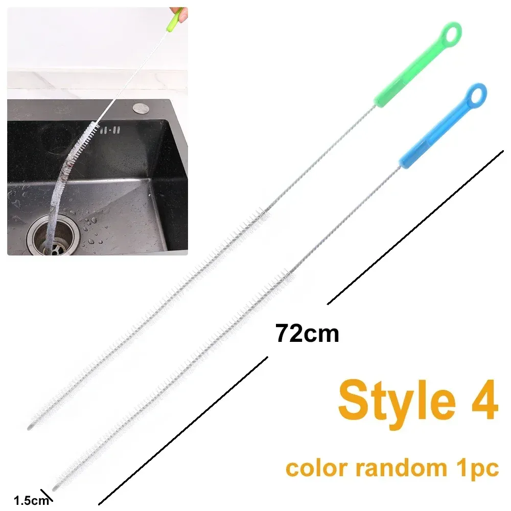 Brosse flexible et longue pour le nettoyage des canalisations, compatible machine à laver, sèche-linge et évier de cuisine 7