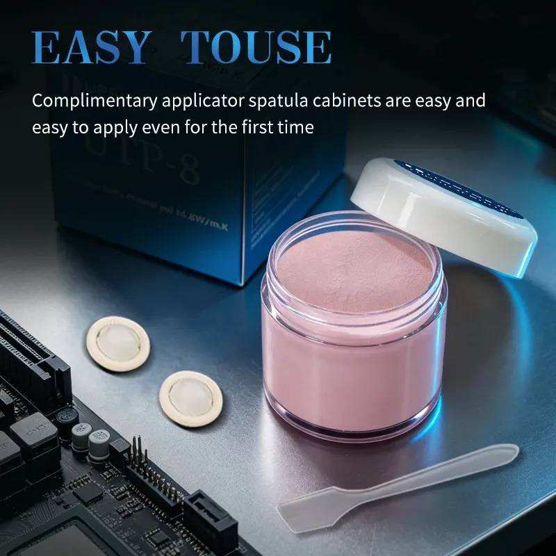Pâte thermique UPSIREN UTP-8 pour processeur, carte graphique (GPU) et circuits intégrés, refroidissement rapide, haute performance 3