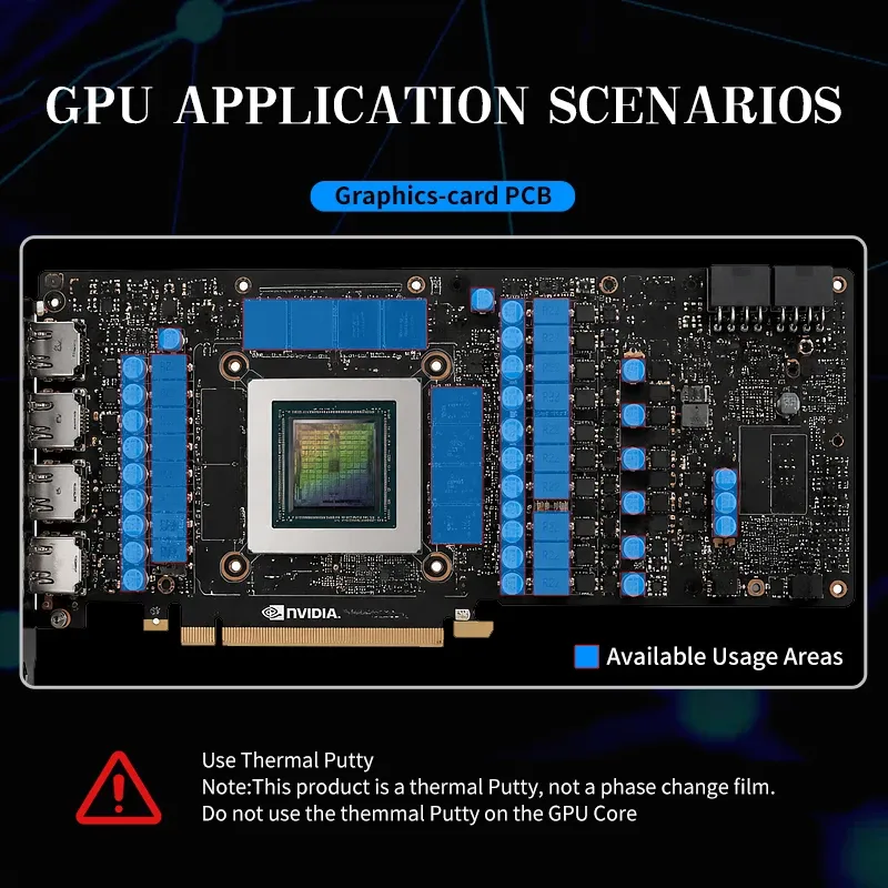 Pâte thermique UPSIREN UTP-8 pour processeur, carte graphique (GPU) et circuits intégrés, refroidissement rapide, haute performance 5