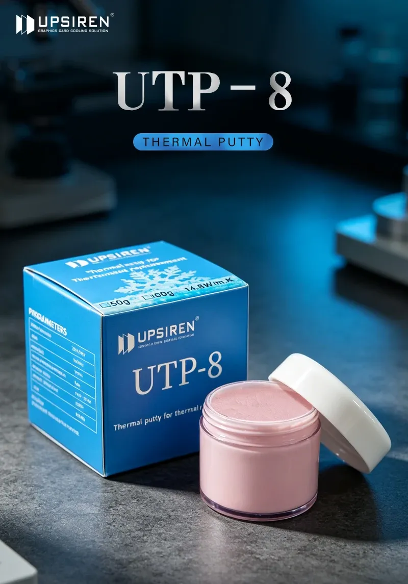 Vue d'ensemble de la pâte thermique UPSIREN UTP-8