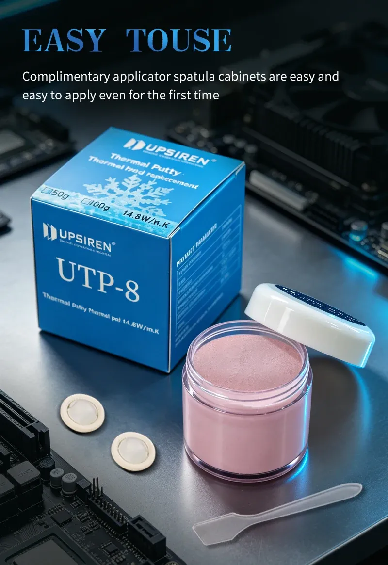 Texture de la pâte thermique UTP-8