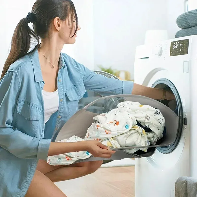 Panier à linge pliable et portable pour vêtements sales