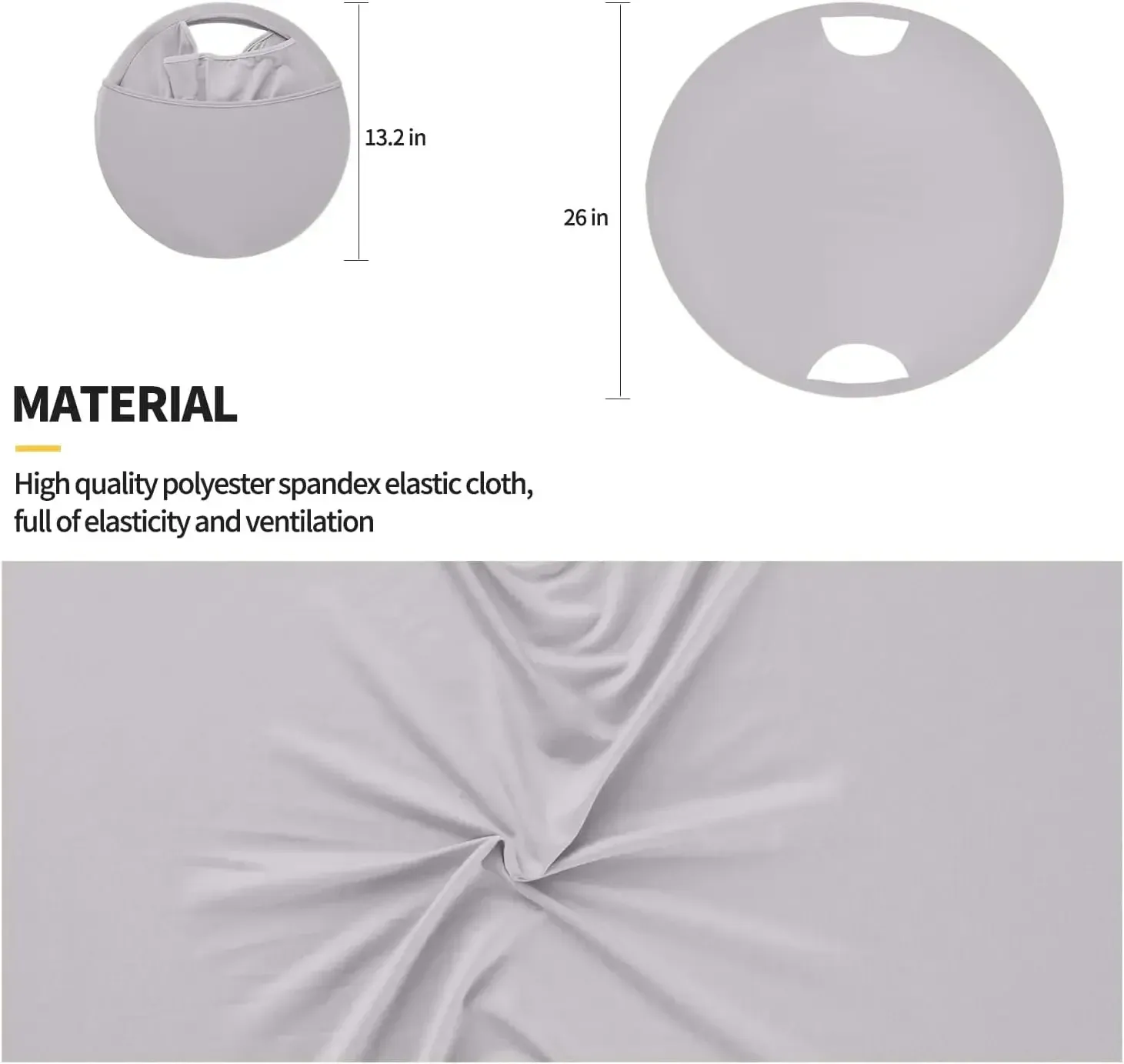 Panier à linge pliable en situation dans un intérieur moderne