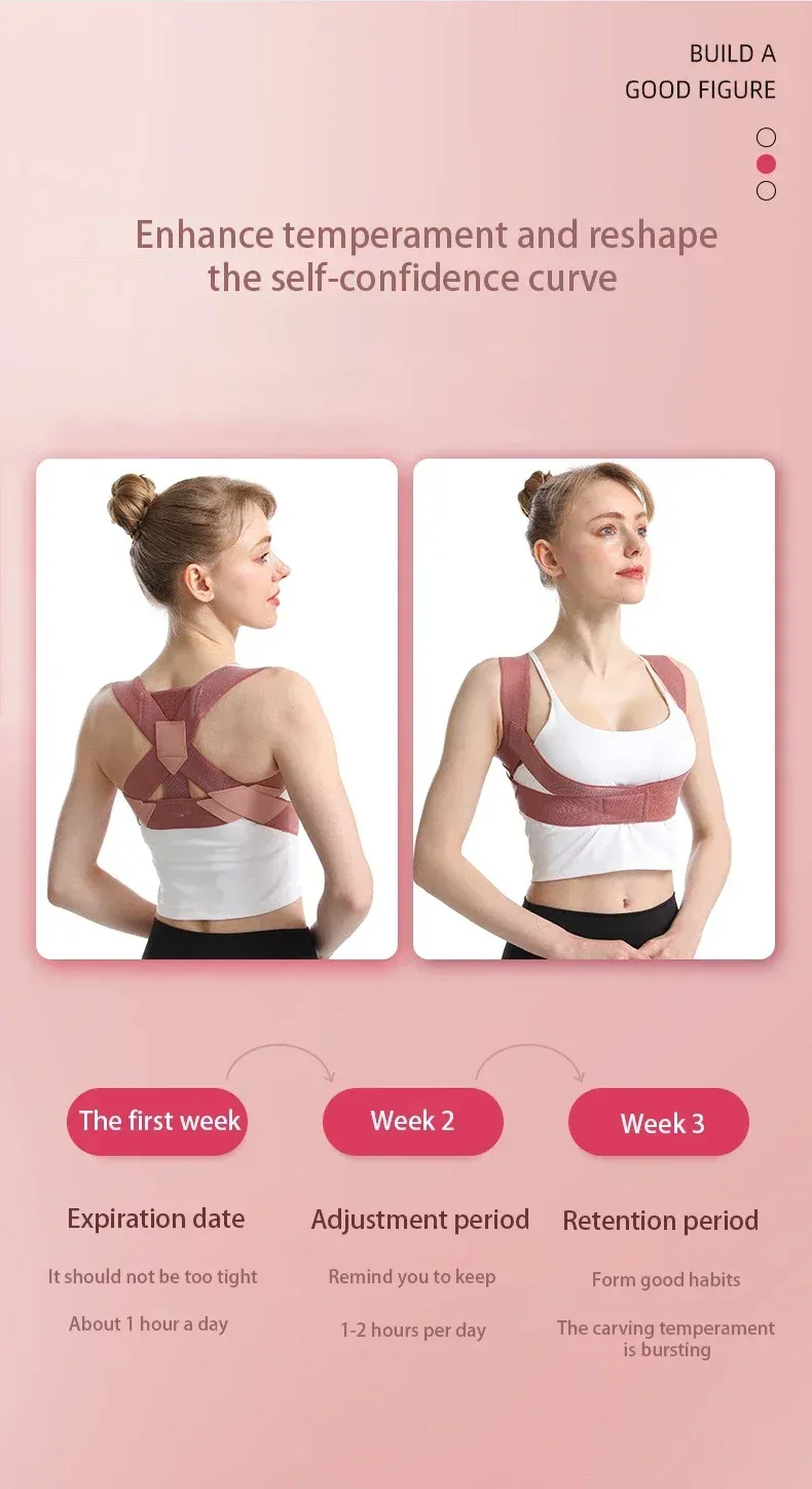 Correcteur de posture, vue latérale