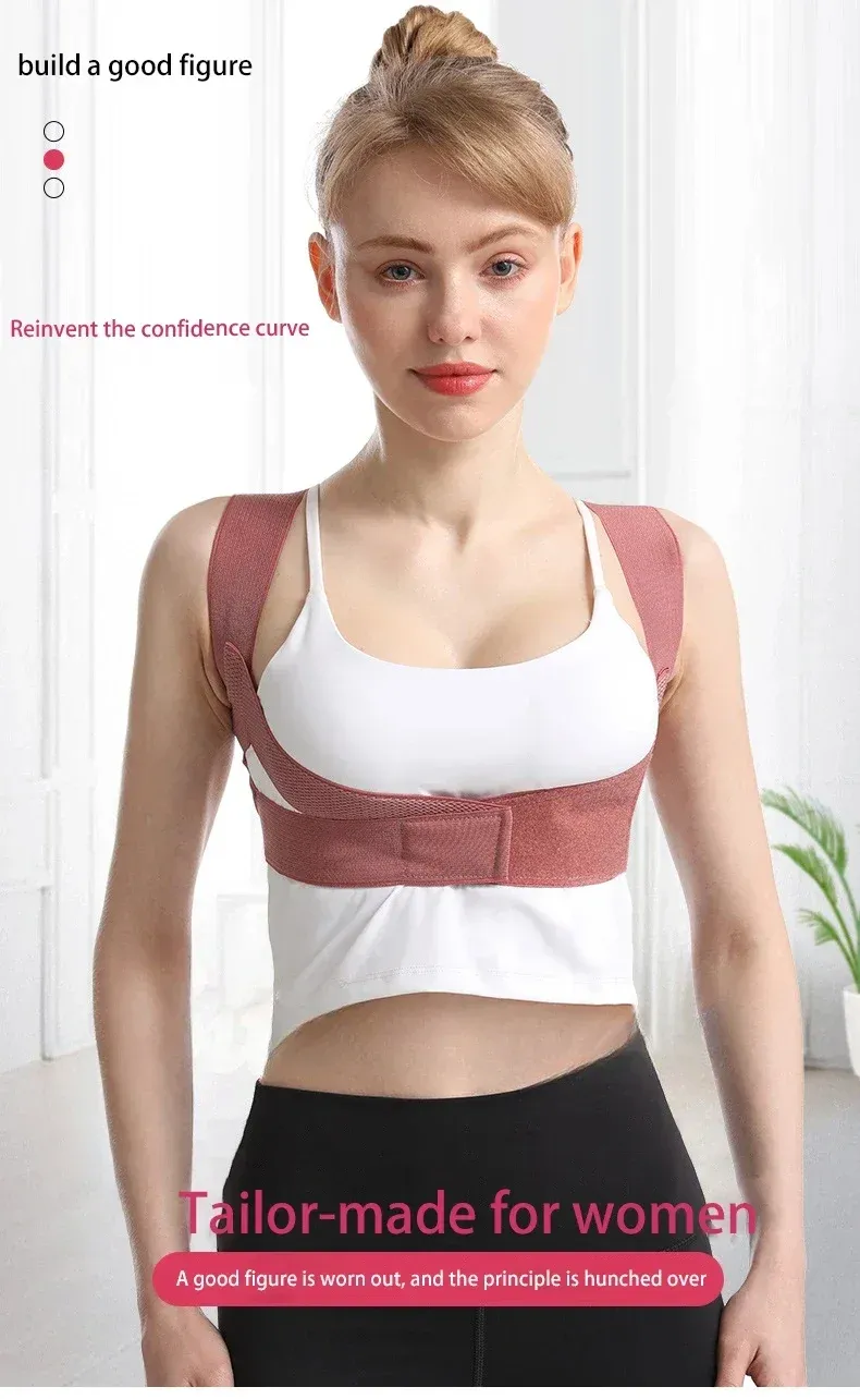 Correcteur de posture invisible, vue de face