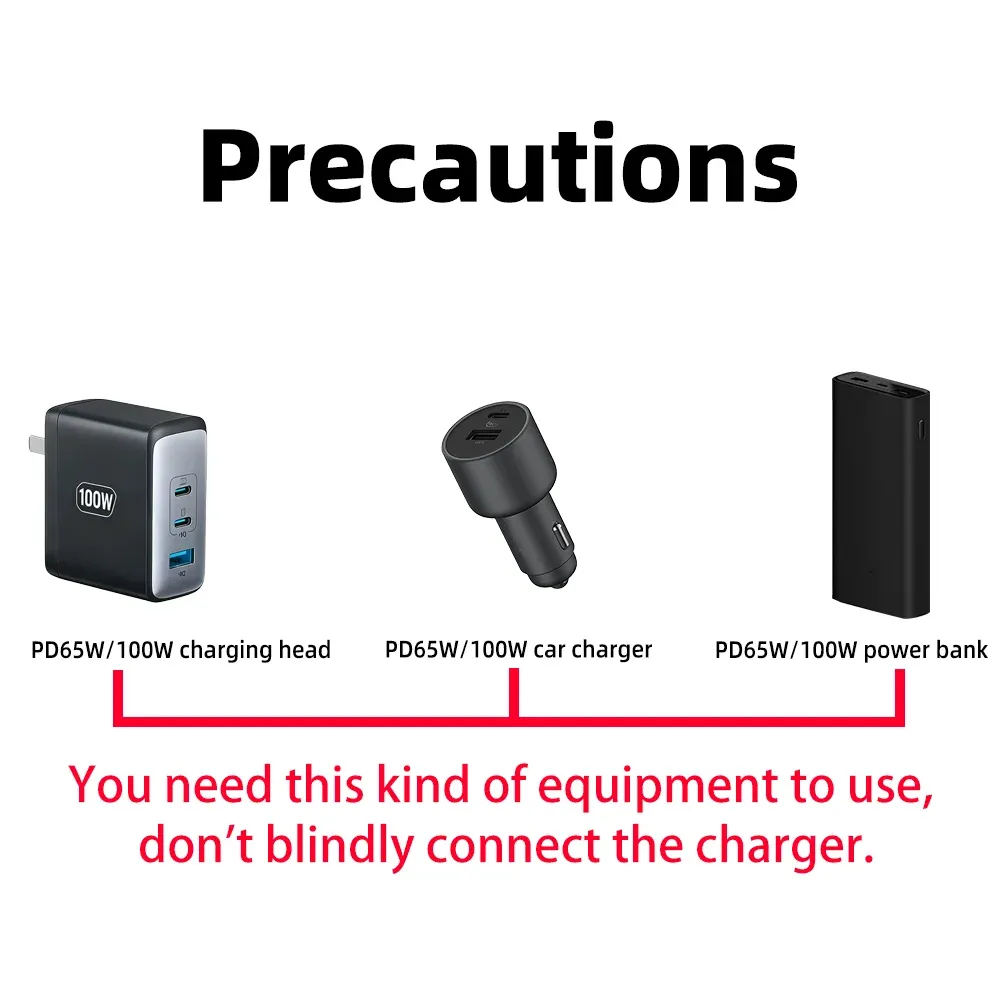 Vue d'ensemble du câble d'alimentation USB-C réglable