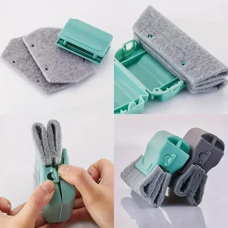 Brosse de nettoyage en action