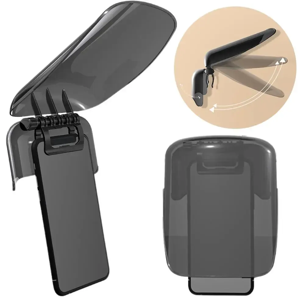 Support de téléphone pour moto avec visière de casque étendue imperméable 2