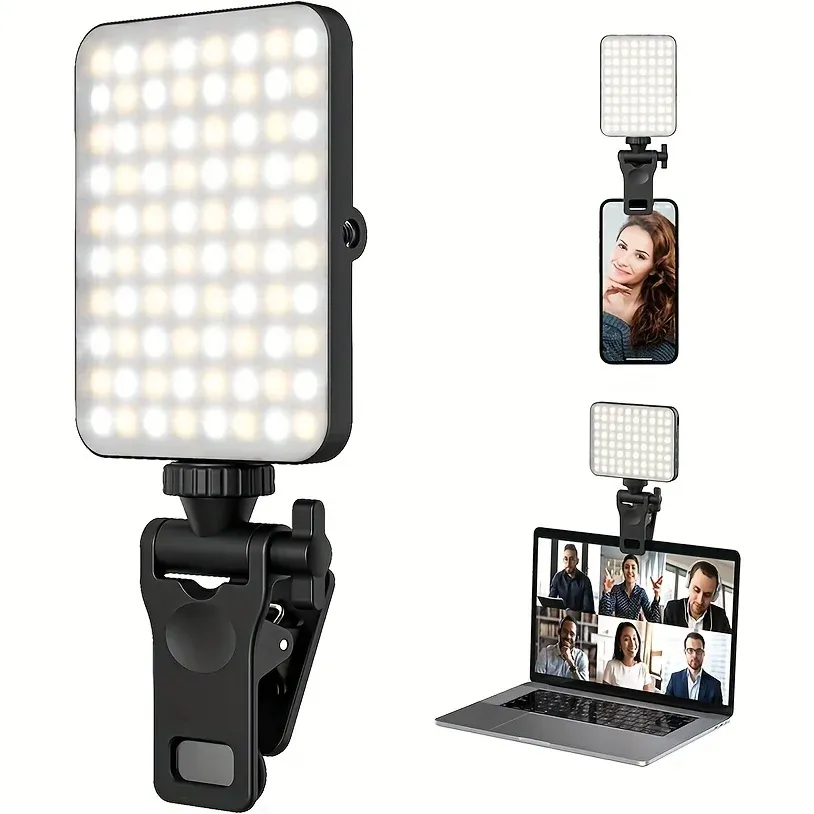 Lumière LED magnétique pour selfie, vue d'ensemble