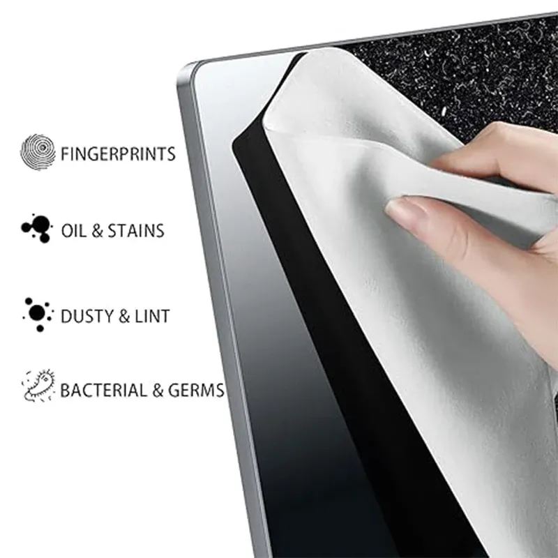 Kit de nettoyage pour MacBook Pro 13, 15 et 16 pouces avec chiffon en microfibre et housse de clavier 4