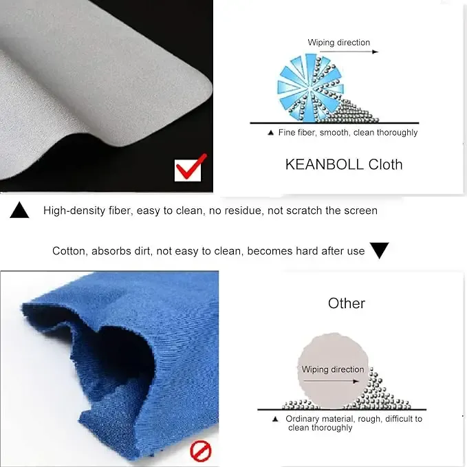 Housse de clavier en microfibre pour MacBook Pro