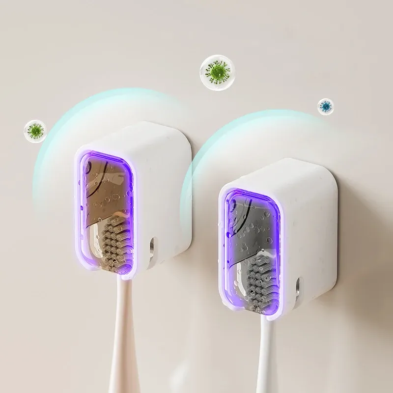 Porte-brosse à dents mural, mise en situation