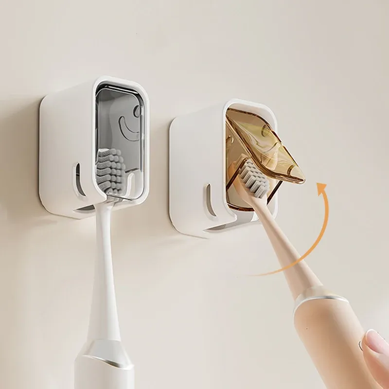 Porte-brosse à dents mural, ambiance salle de bain