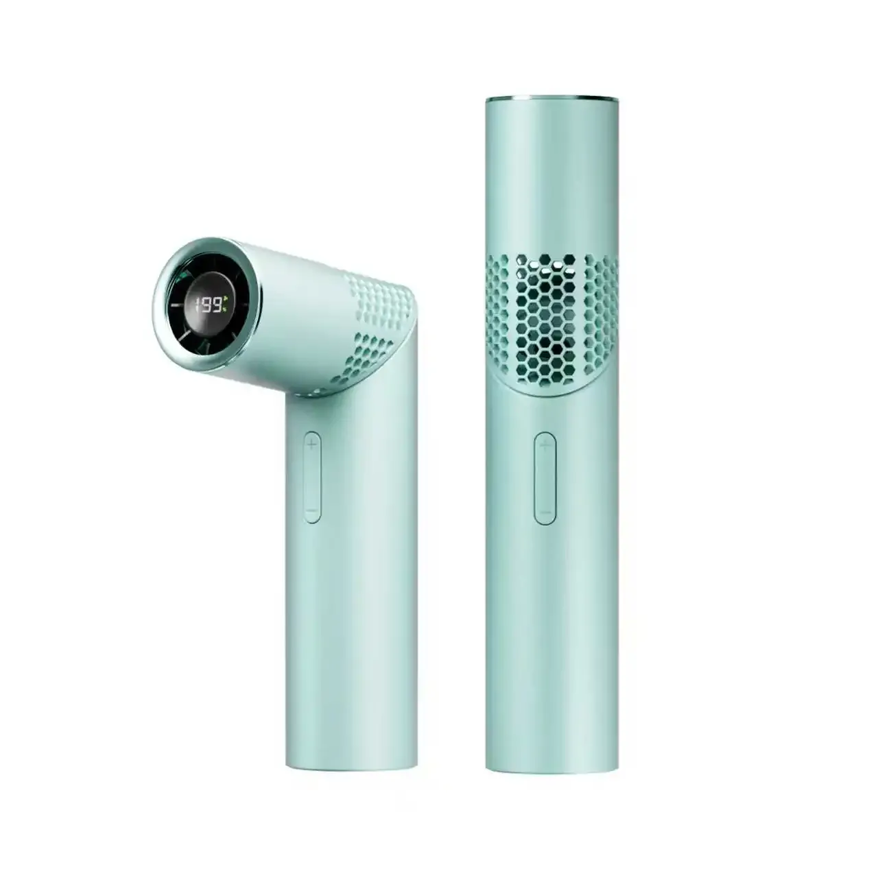 Ventilateur portable pliable à moteur sans balai, rechargeable, à main ou à suspendre au cou 7