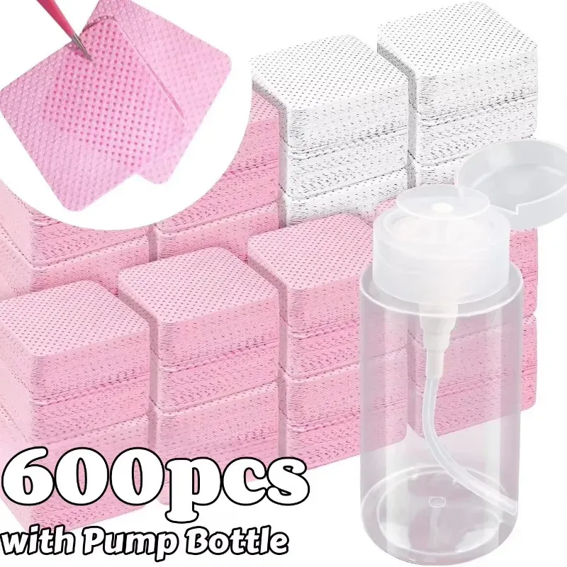 Tampons dissolvants pour vernis à ongles